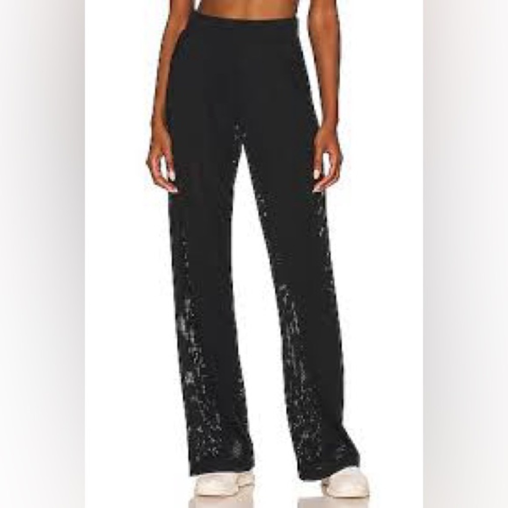 Mesh All-Star Wide Leg Pant Black Size: XXS